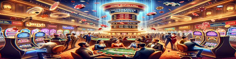 Progressive Jackpots and High Roller Options